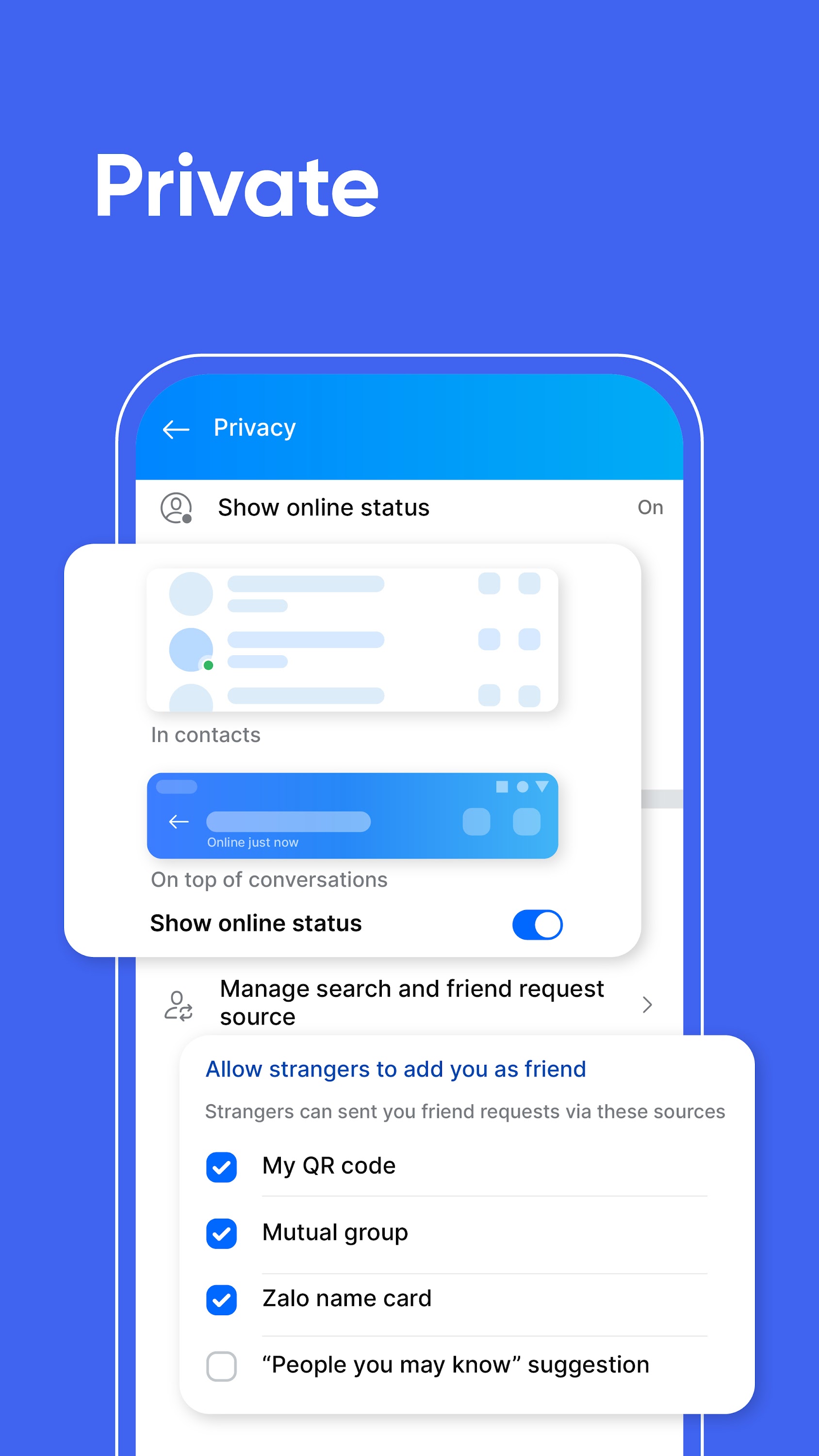 اسکرین شات 3 برنامه Zalo