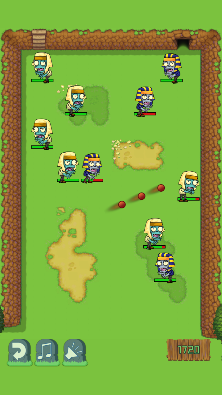 اسکرین شات 6 بازی Ballz vs Zombies, zap a zombie