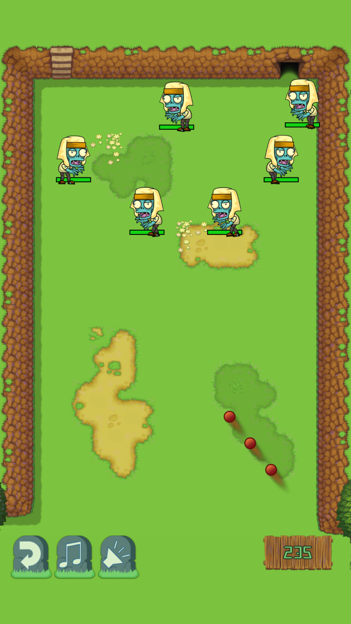 اسکرین شات 5 بازی Ballz vs Zombies, zap a zombie
