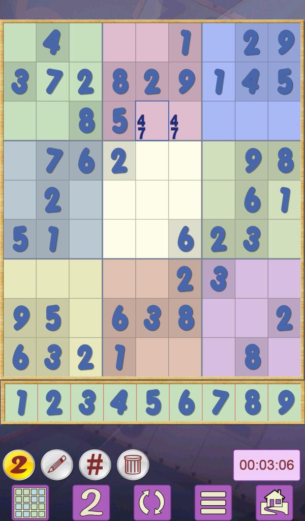 اسکرین شات 1 بازی Sudoku V+, fun sudoku puzzles