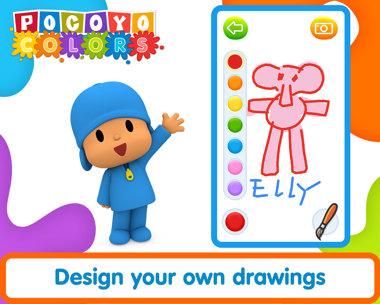 اسکرین شات 4 بازی Pocoyo Colors:  Fun drawings!