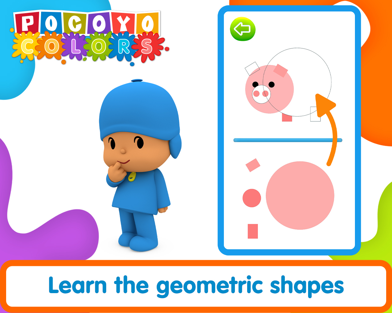 اسکرین شات 3 بازی Pocoyo Colors:  Fun drawings!