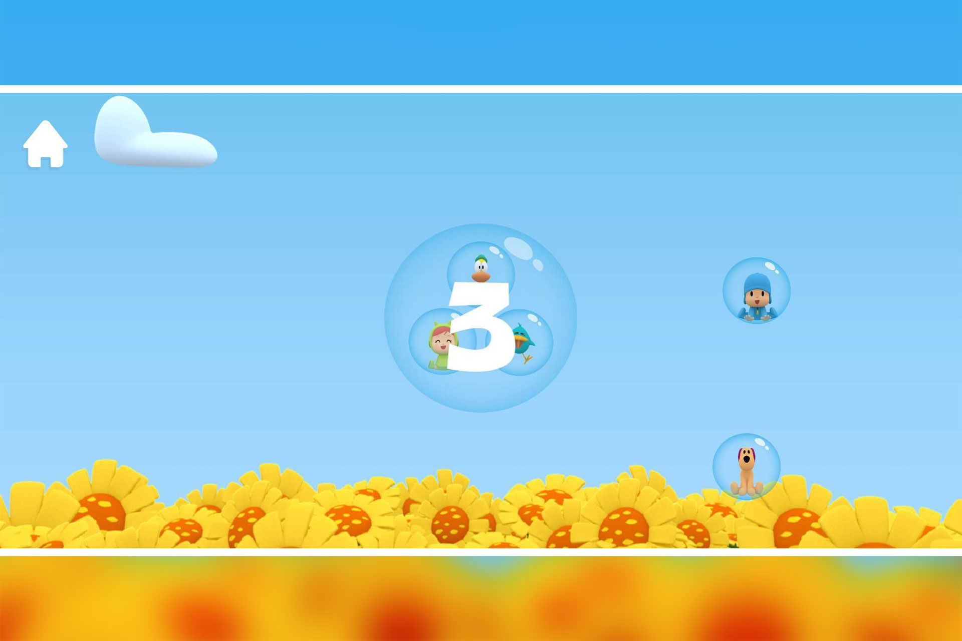 اسکرین شات 5 بازی Pocoyo's Numbers game: 1, 2, 3