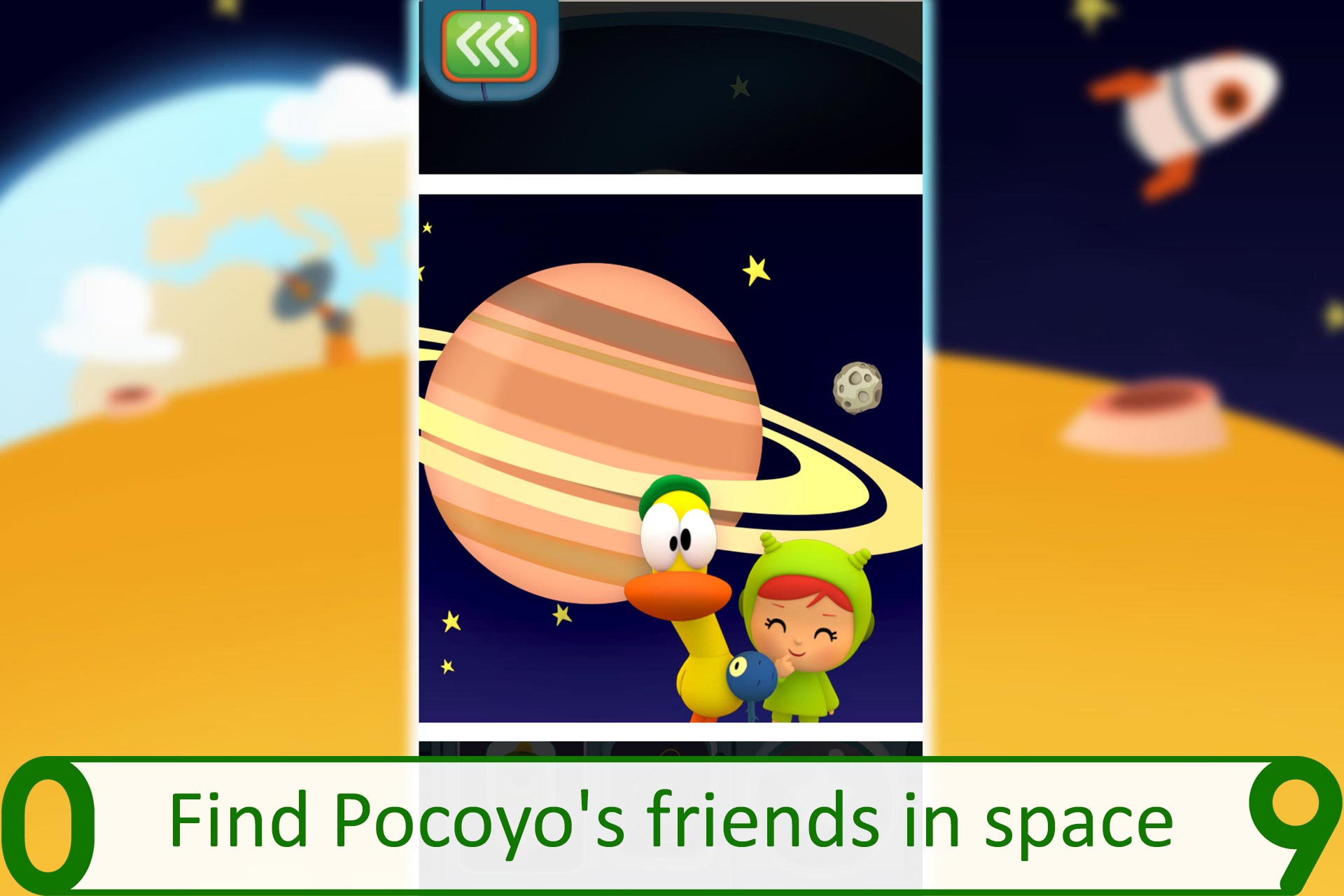 اسکرین شات 7 بازی Pocoyo 1,2,3 Space Adventure