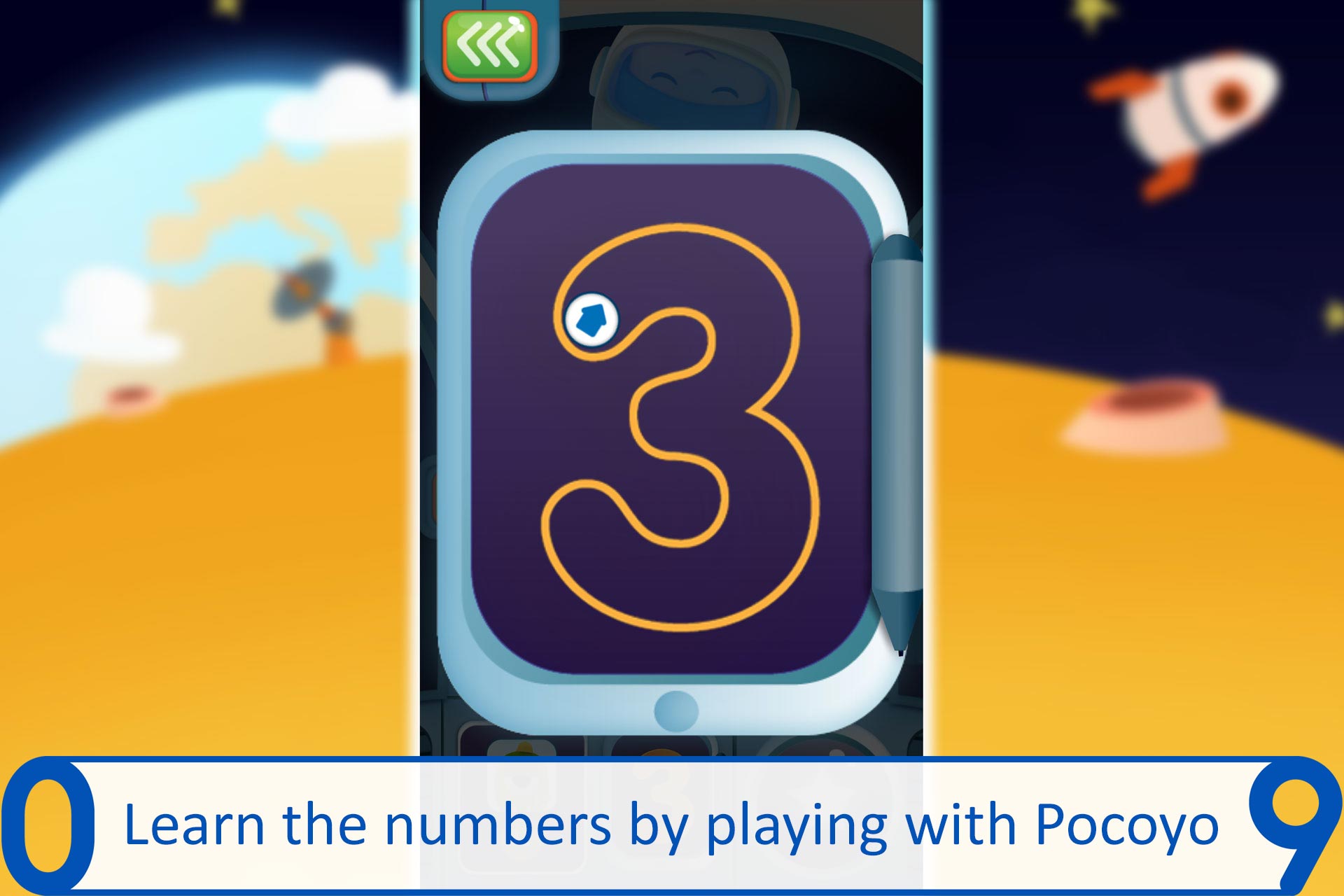 اسکرین شات 8 بازی Pocoyo 1,2,3 Space Adventure