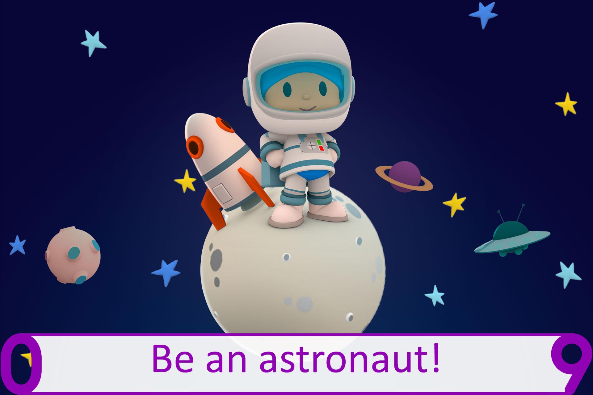 اسکرین شات 4 بازی Pocoyo 1,2,3 Space Adventure