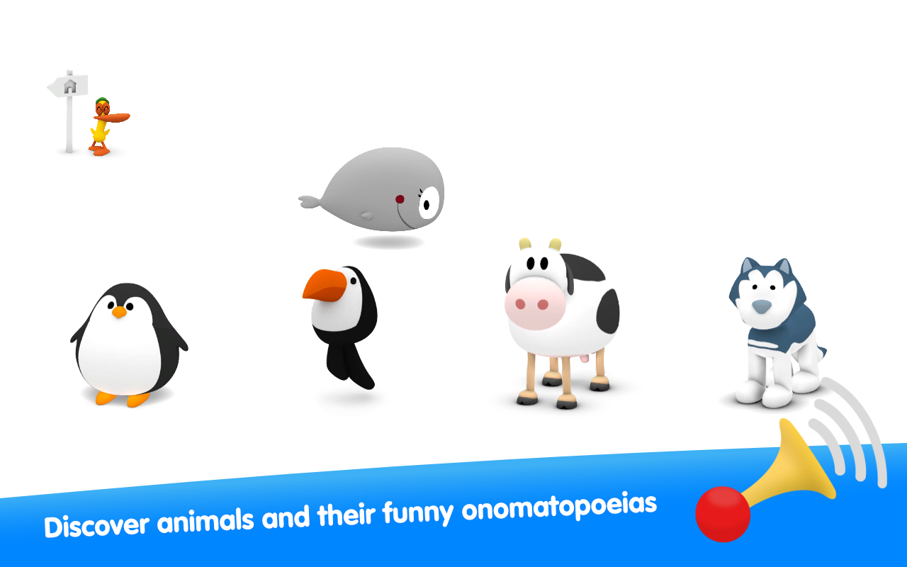 اسکرین شات 1 بازی Pocoyo Sounds Of Animals