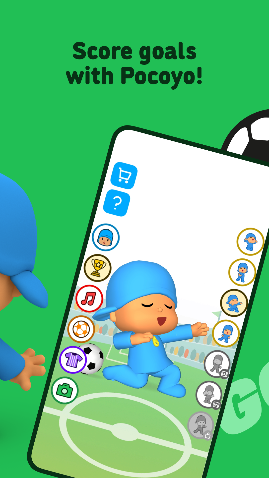 اسکرین شات 2 بازی Talking Pocoyo Football