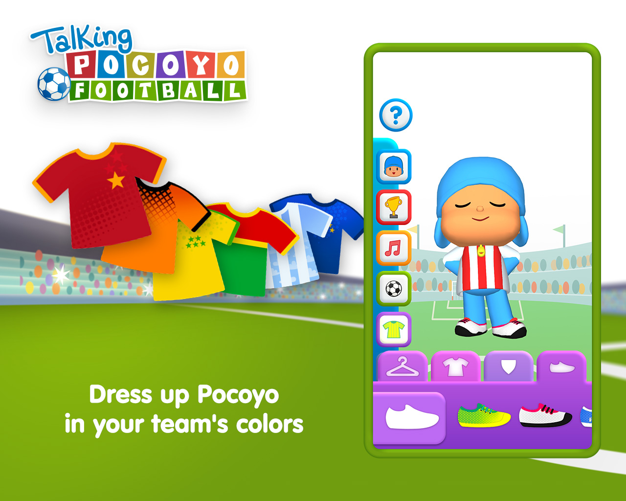 اسکرین شات 6 بازی Talking Pocoyo Football