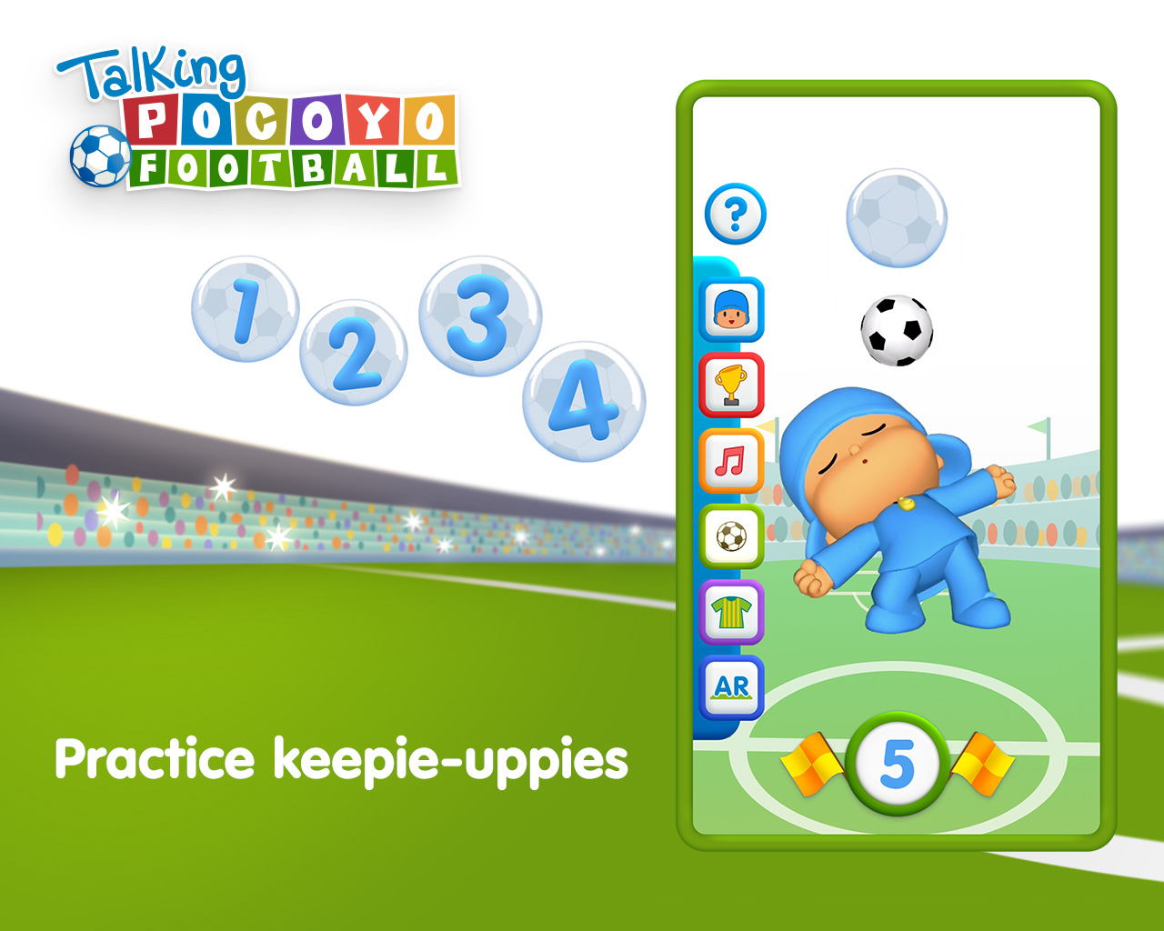 اسکرین شات 5 بازی Talking Pocoyo Football