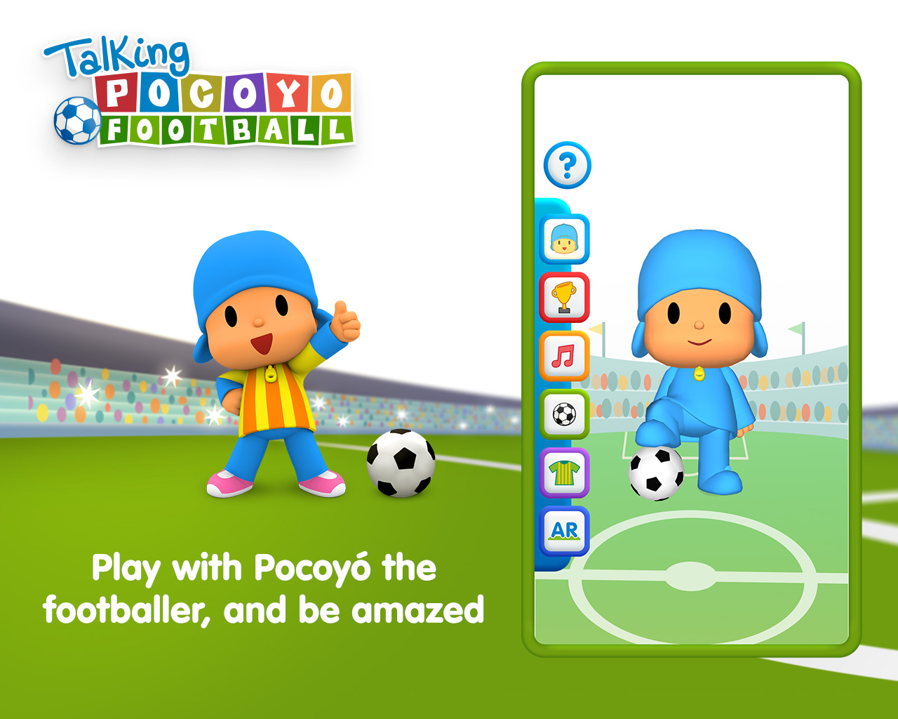 اسکرین شات 2 بازی Talking Pocoyo Football
