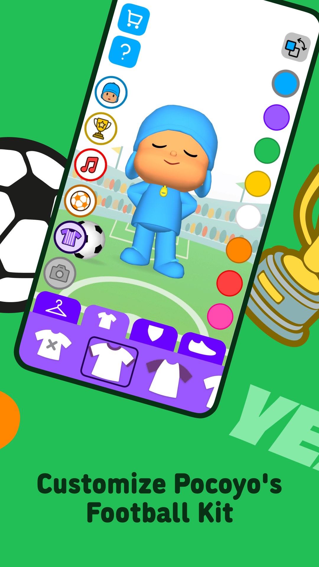 اسکرین شات 5 بازی Talking Pocoyo Football