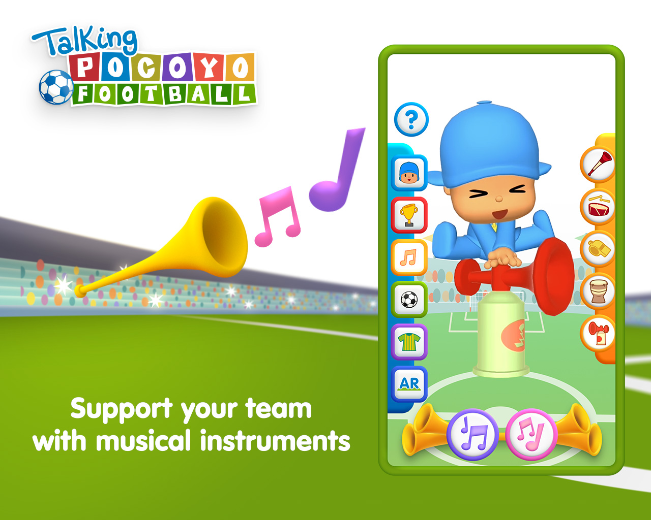 اسکرین شات 4 بازی Talking Pocoyo Football