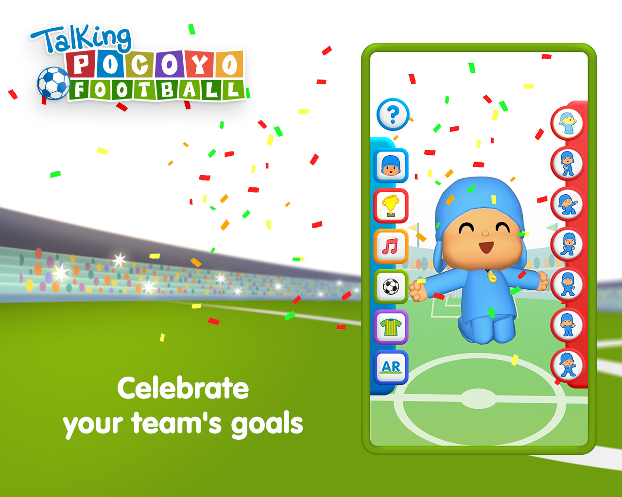 اسکرین شات 3 بازی Talking Pocoyo Football