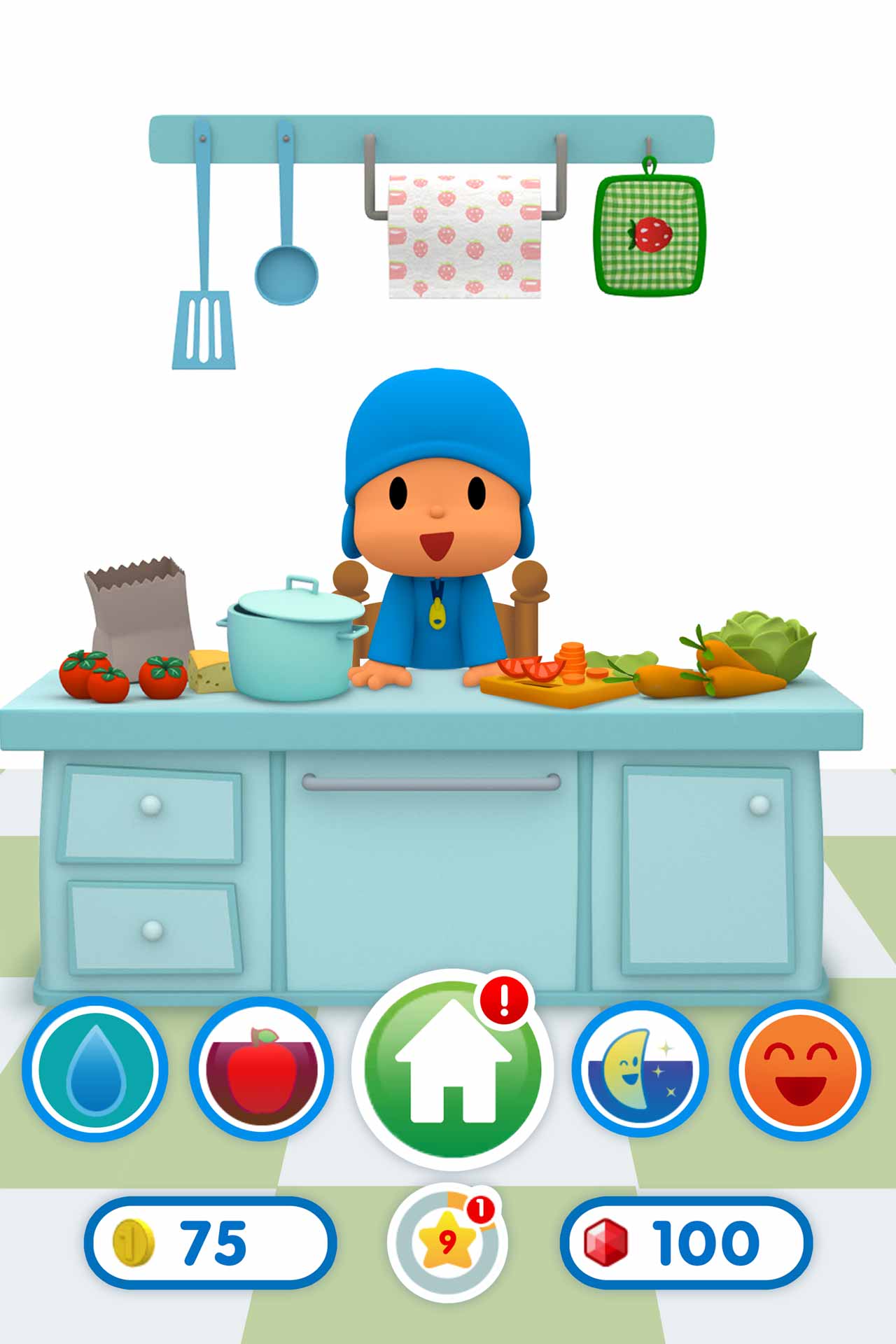 اسکرین شات 2 برنامه Talking Pocoyo 2: Virtual Play