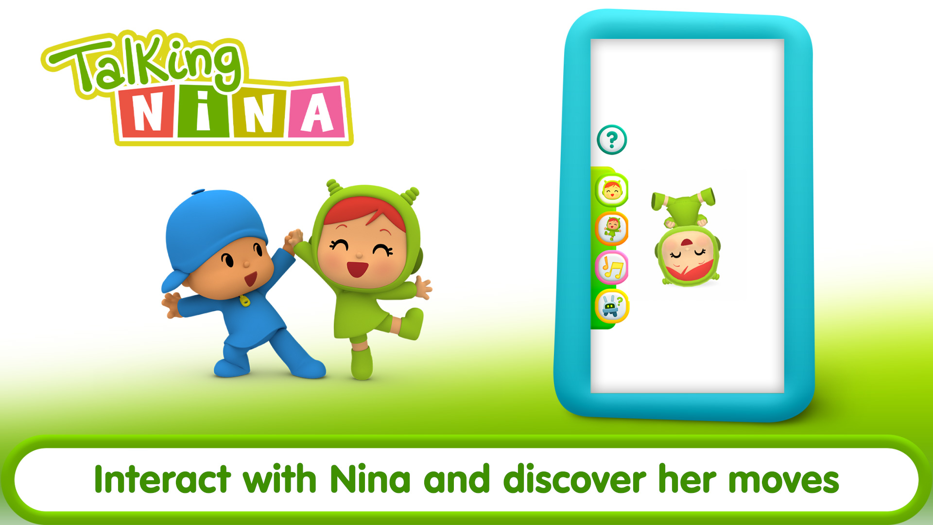 اسکرین شات 5 بازی Talking Pocoyo: My friend Nina