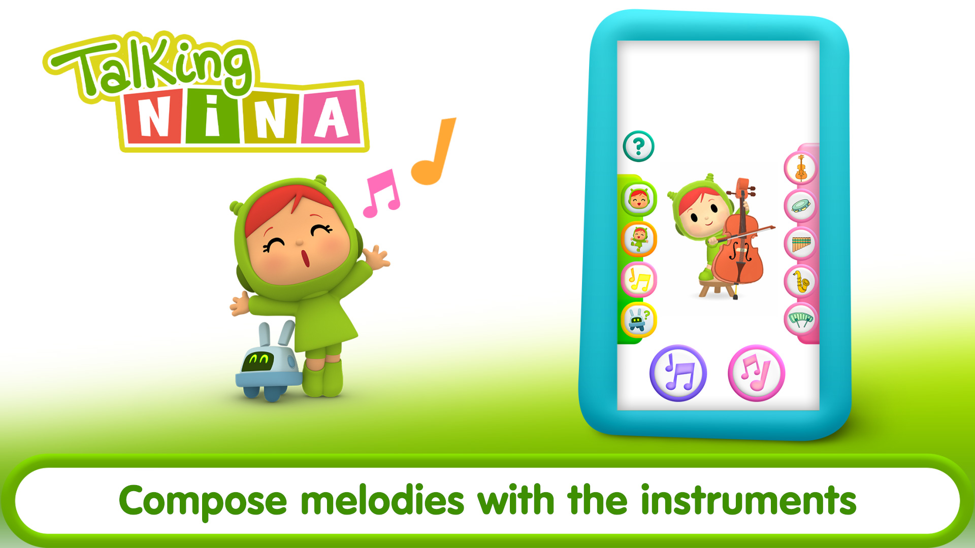 اسکرین شات 4 بازی Talking Pocoyo: My friend Nina