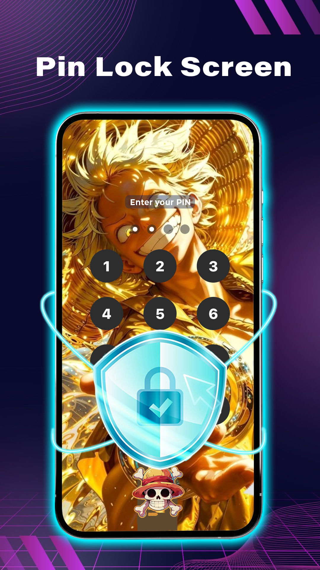 اسکرین شات 6 برنامه Zipper Lock - Zip Screen Theme