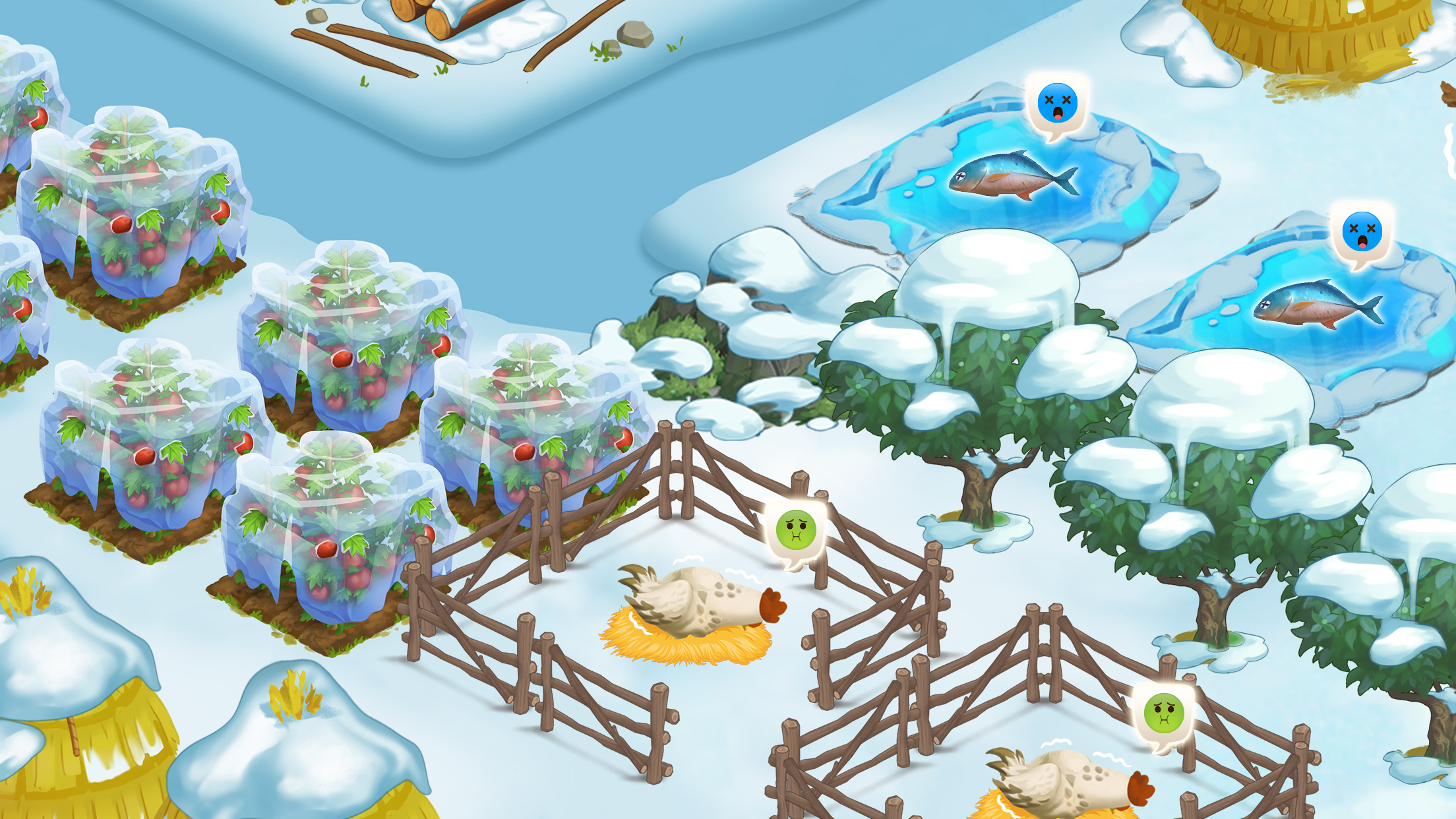 اسکرین شات 2 بازی Frozen Farm: Island Adventure