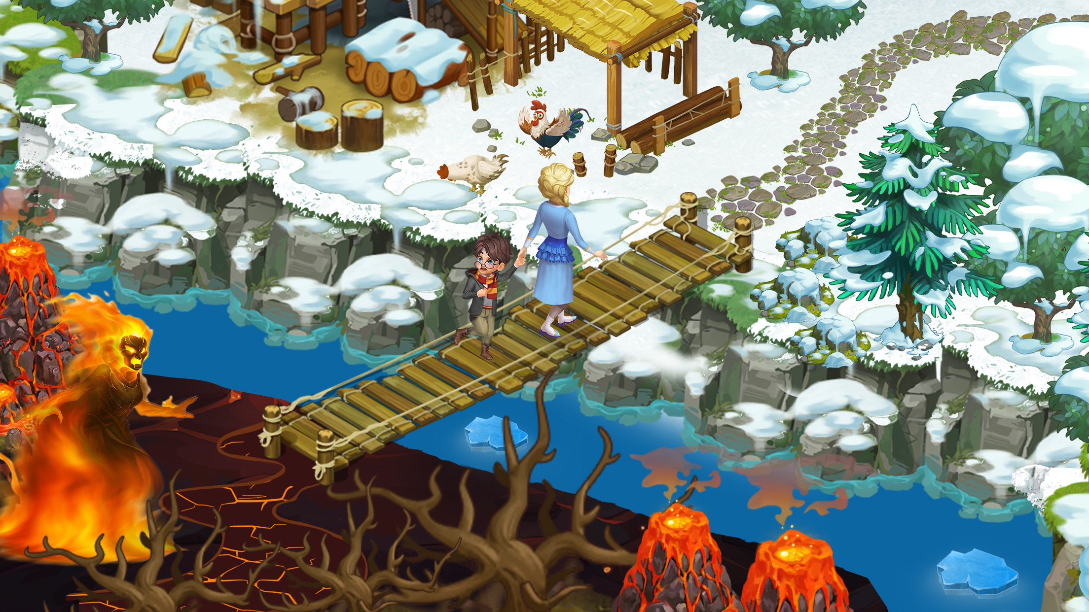 اسکرین شات 5 بازی Frozen Farm: Island Adventure