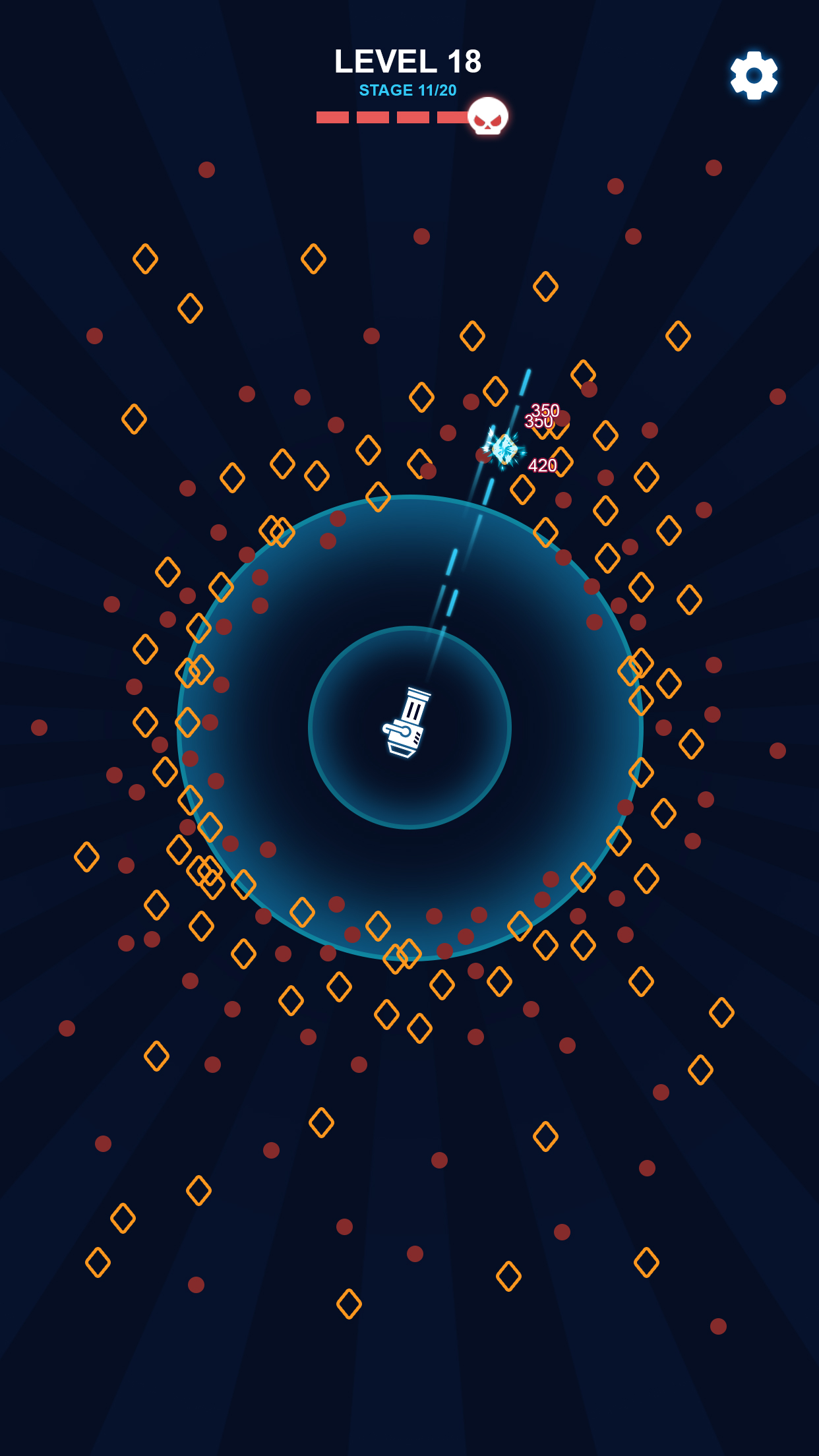 اسکرین شات 1 بازی Space War: Idle Tower Defense