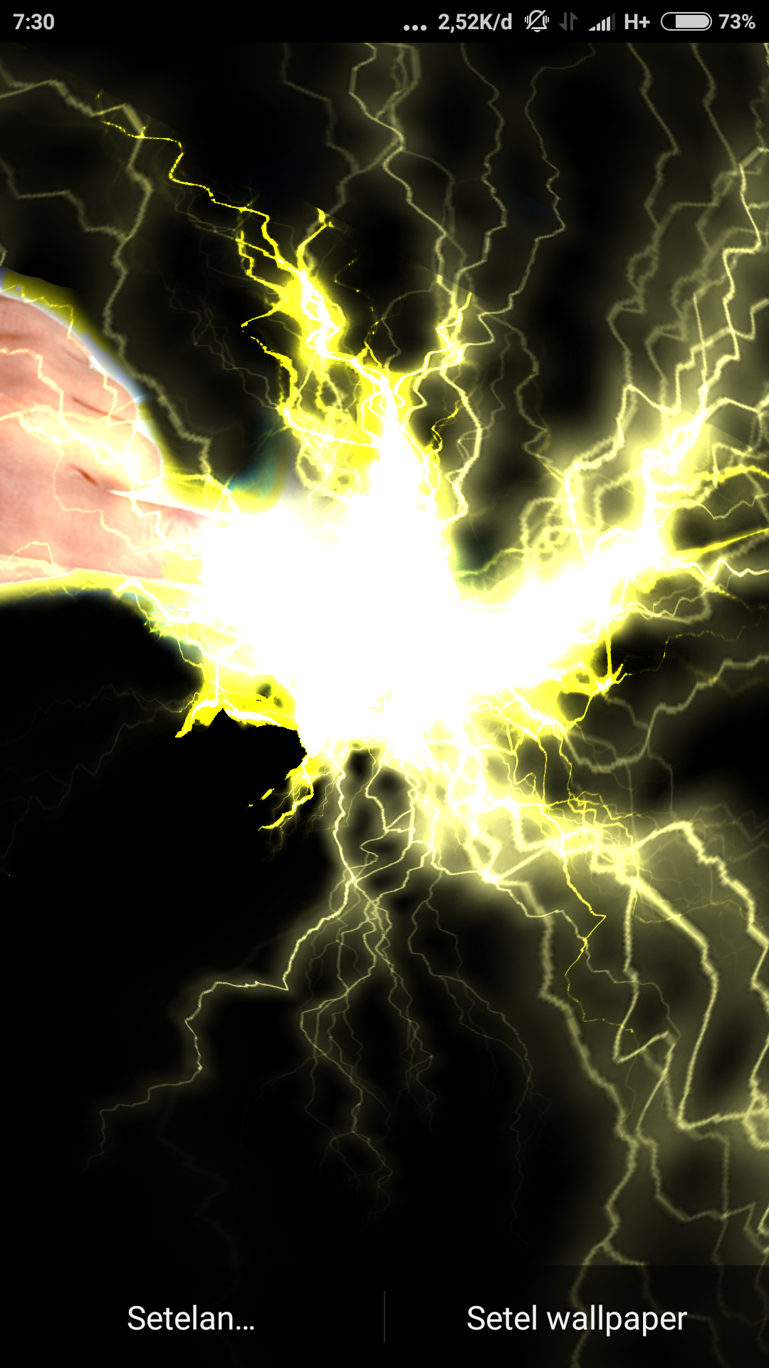 اسکرین شات برنامه Electrical Lightning Touch Thu 6