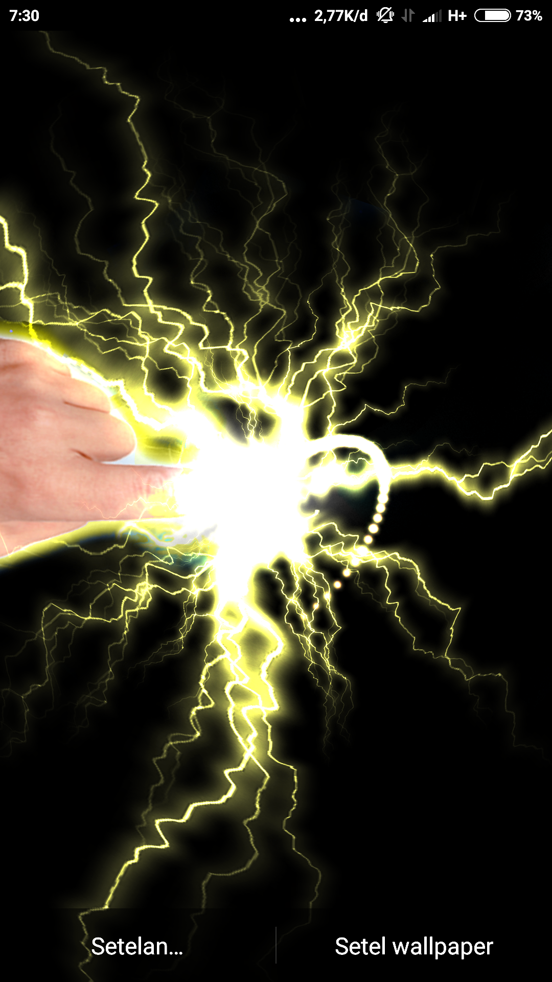 اسکرین شات برنامه Electrical Lightning Touch Thu 5