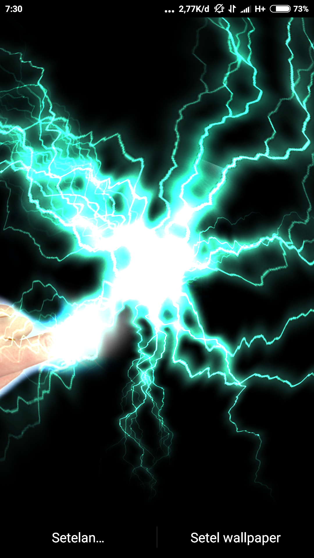 اسکرین شات برنامه Electrical Lightning Touch Thu 4