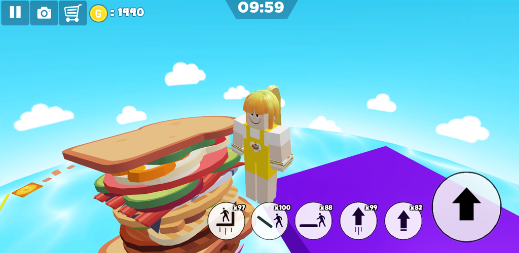 اسکرین شات 1 بازی Escape sandwich island parkour