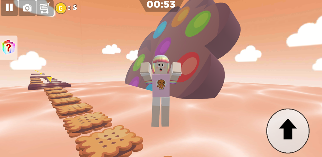 اسکرین شات 5 بازی Chocolate Cookies Parkour Girl