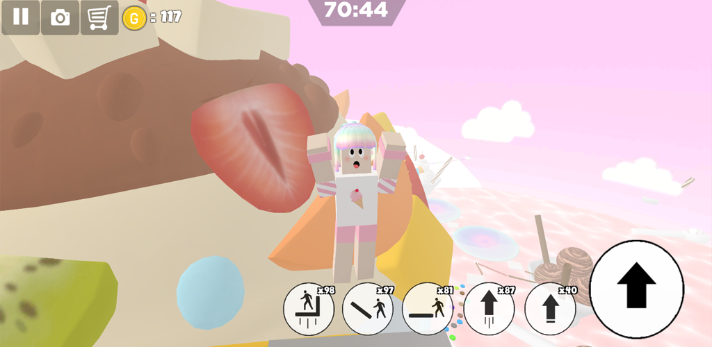 اسکرین شات 1 بازی Ice cream swirl parkour girl