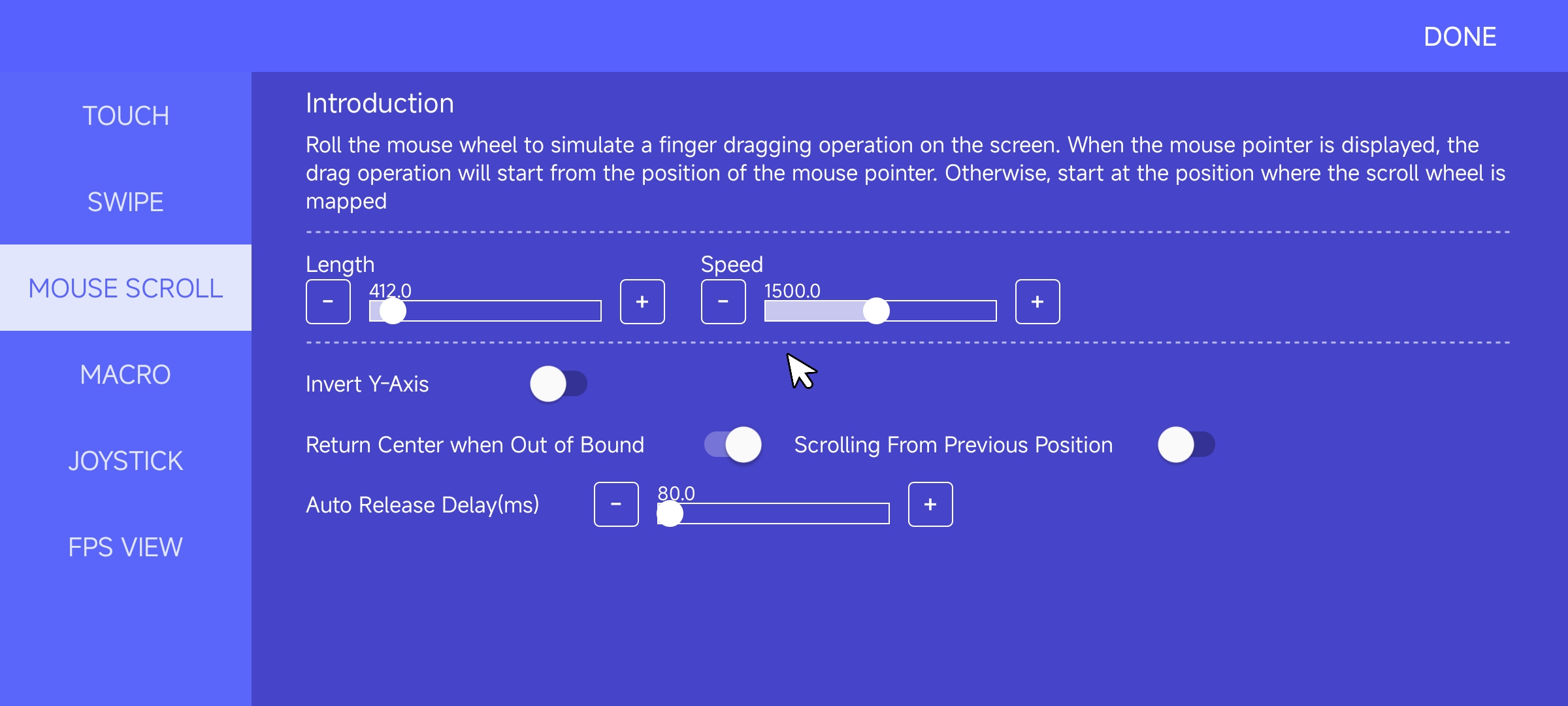 اسکرین شات 7 برنامه GG Mouse Pro 2