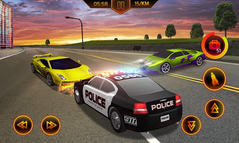اسکرین شات 2 بازی Police Car Chase