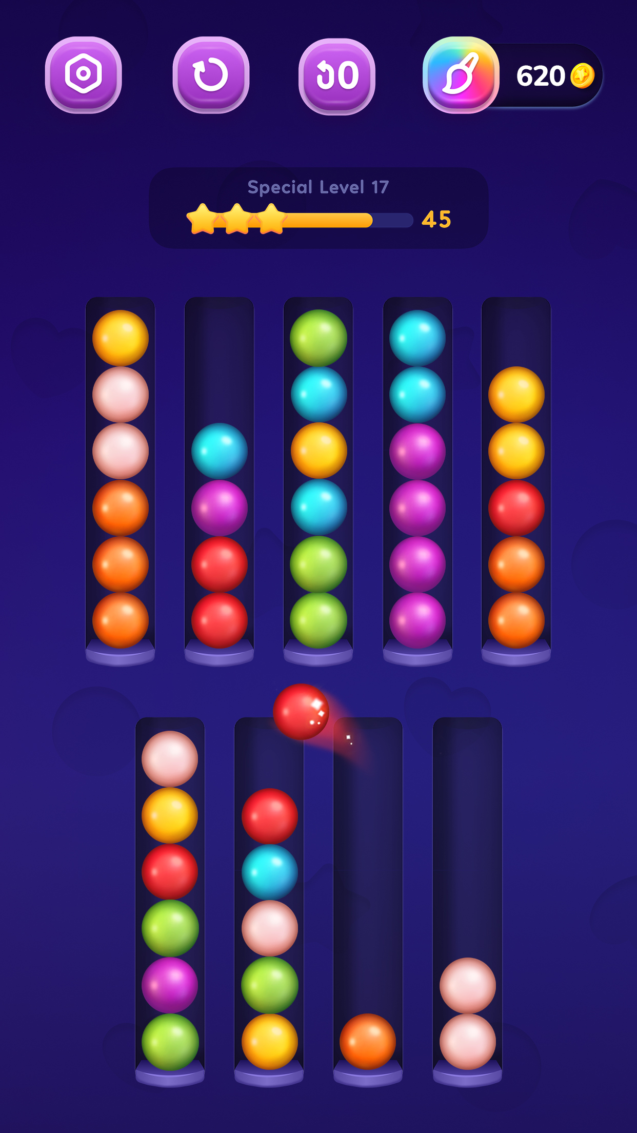 اسکرین شات 3 بازی Ball Sort - Color Puzzle
