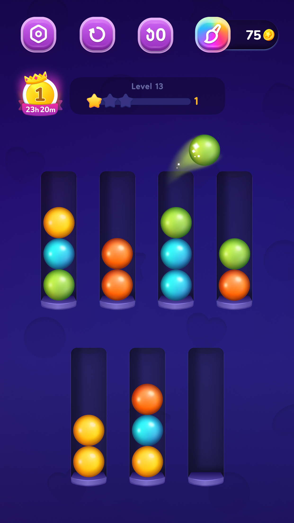 اسکرین شات 1 بازی Ball Sort - Color Puzzle