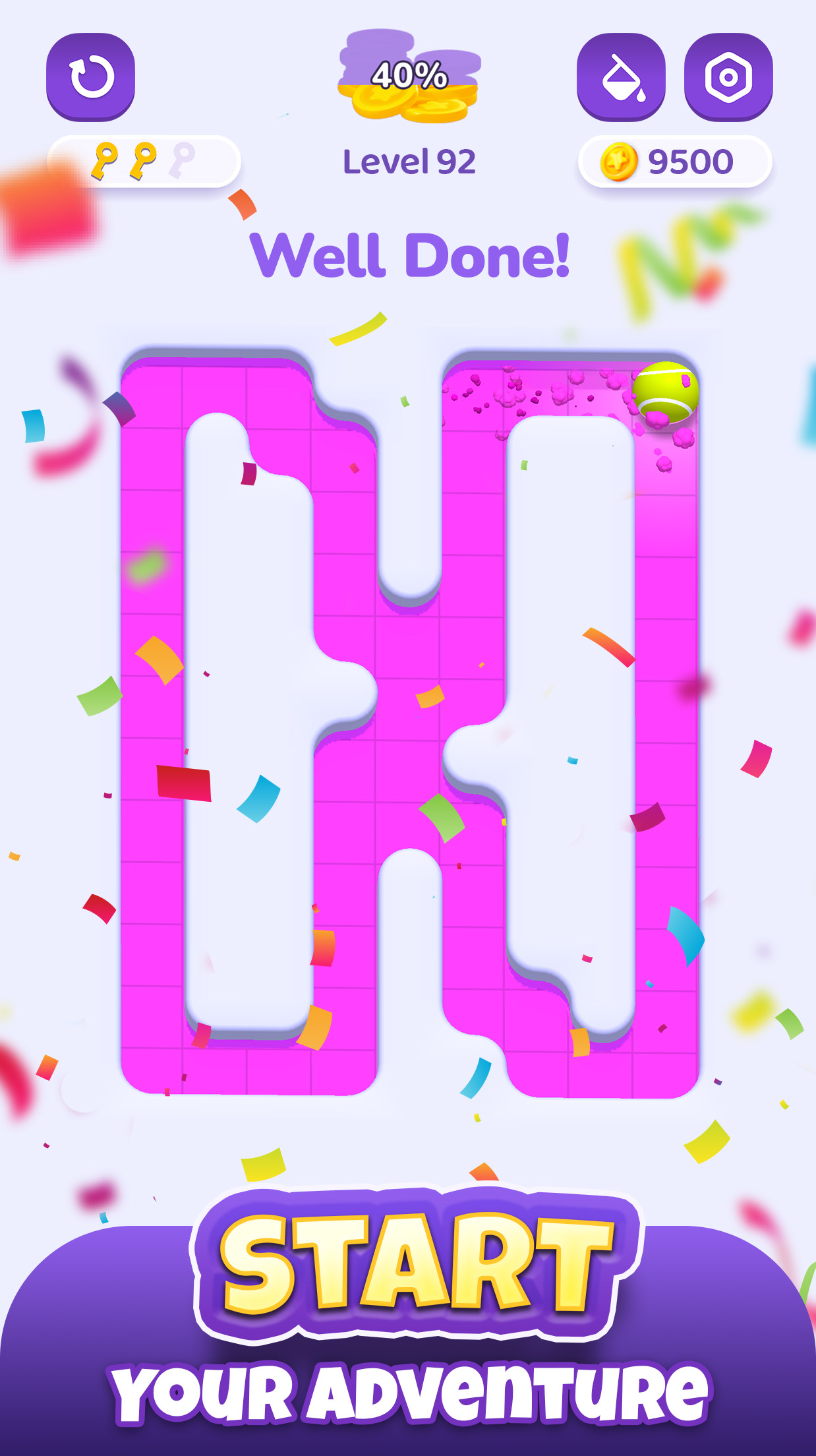 اسکرین شات 7 بازی Color Maze Adventure