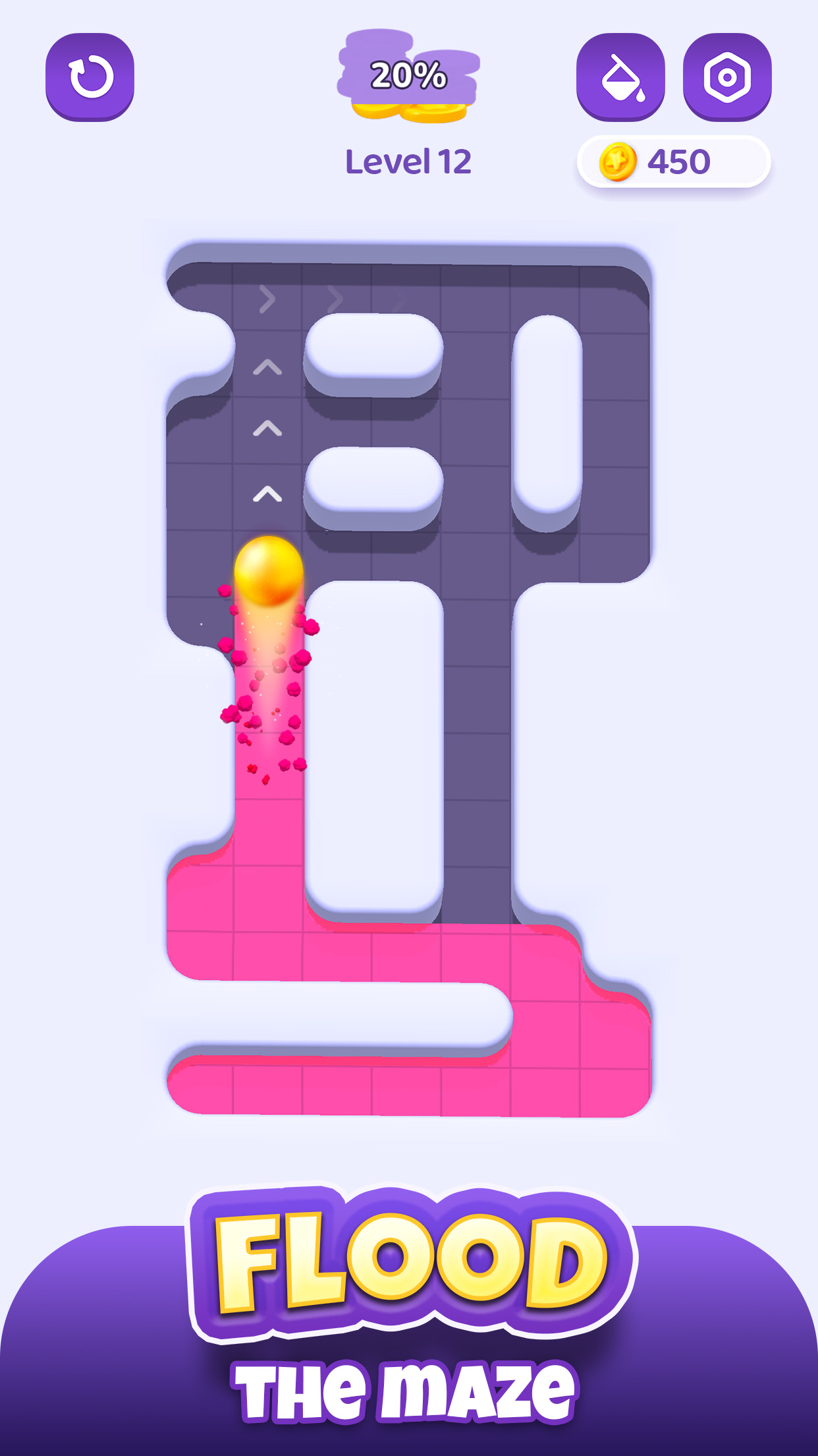 اسکرین شات 2 بازی Color Maze Adventure