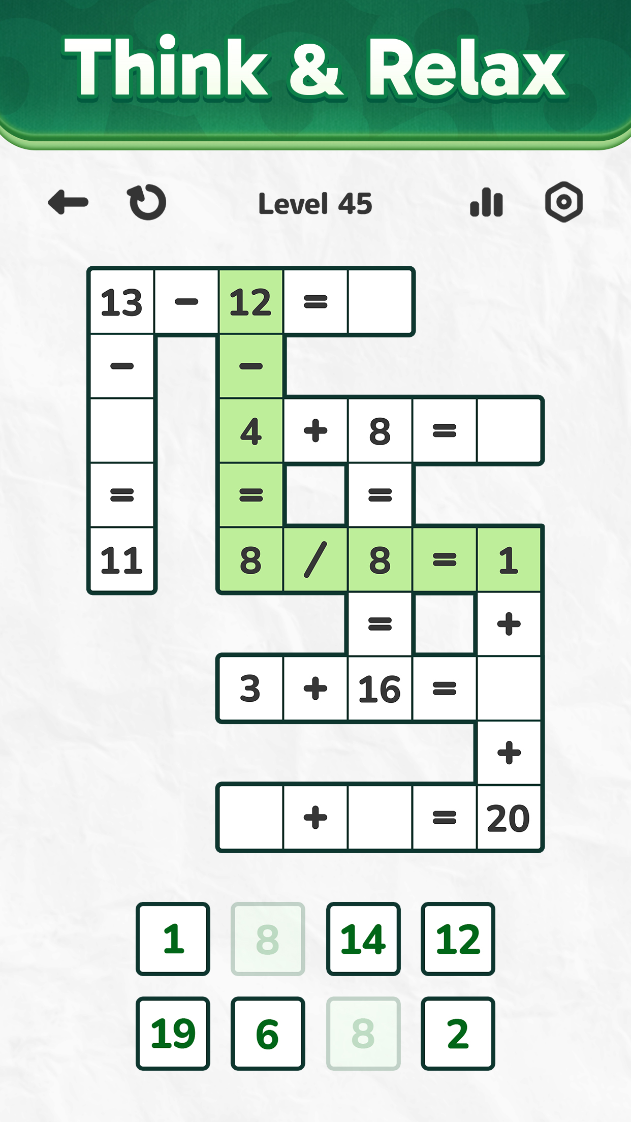اسکرین شات 6 بازی Math Crossword — Number puzzle