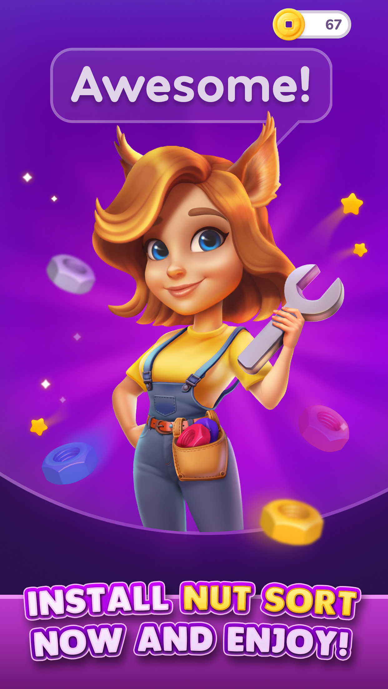 اسکرین شات 7 بازی Nut Sort: Color Sorting Game