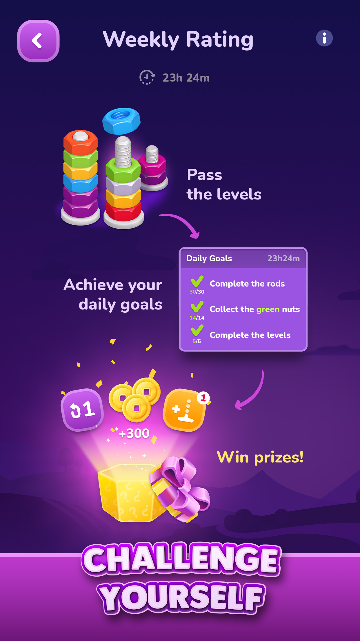 اسکرین شات 4 بازی Nut Sort: Color Sorting Game