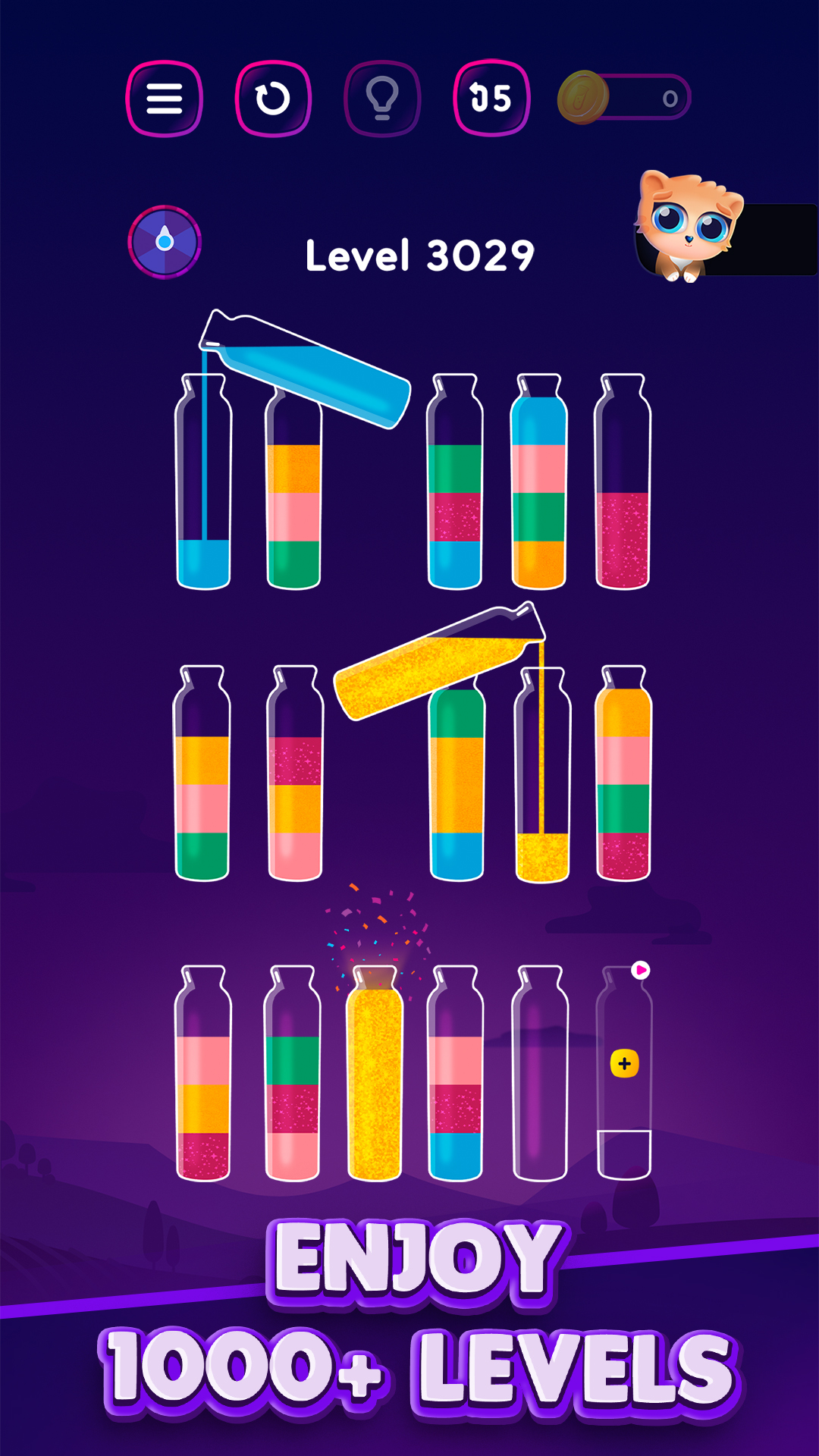 اسکرین شات 3 بازی Get Color - Water Sort Puzzle