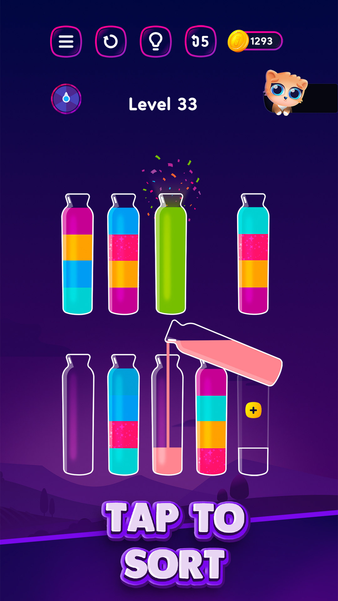 اسکرین شات 2 بازی Get Color - Water Sort Puzzle