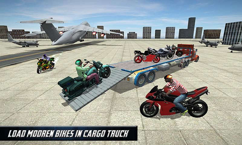 اسکرین شات 2 برنامه Airplane Bike Transporter Plan