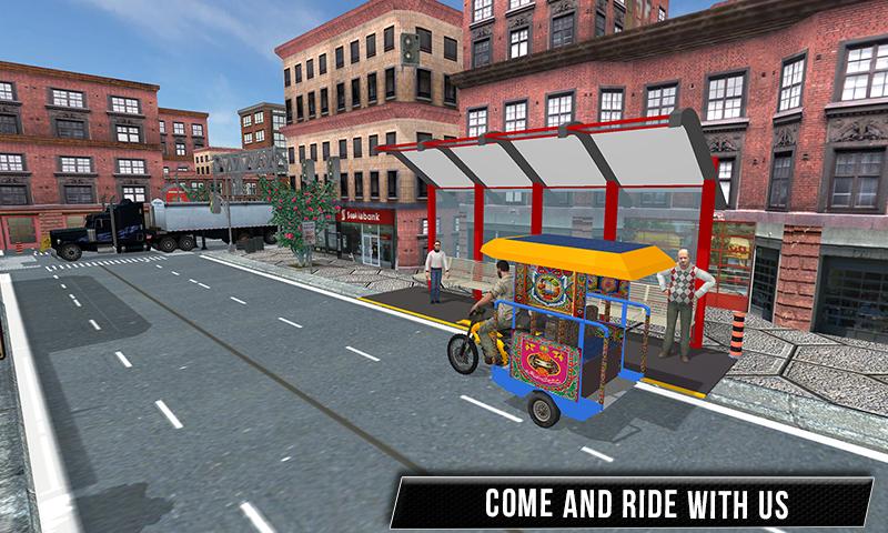 اسکرین شات 1 بازی City Tuk Tuk Chingchi Drive 3D