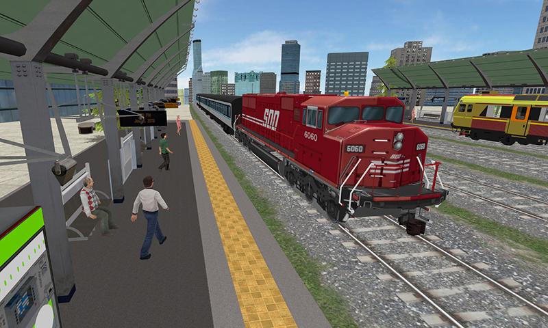 اسکرین شات 5 بازی Driving In City Train 2024