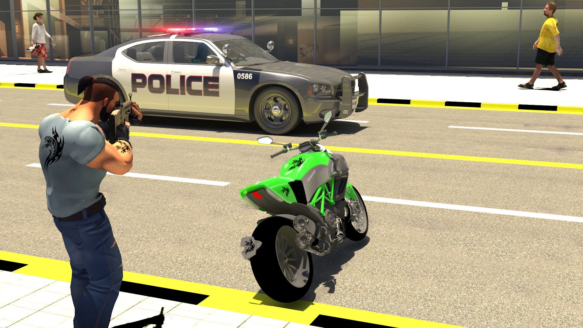 اسکرین شات 1 بازی Real Gangster Hero: Action Adv