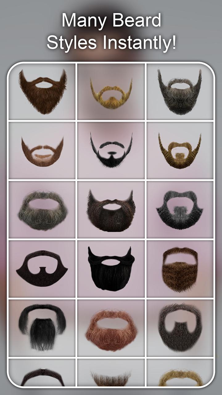 اسکرین شات 7 برنامه Beard Photo Editor - Beard Cam