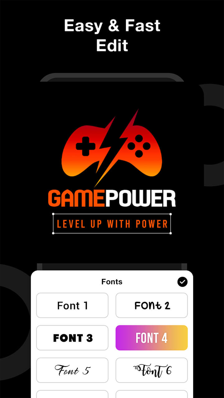 اسکرین شات 4 برنامه Logo Maker: Logo Creator