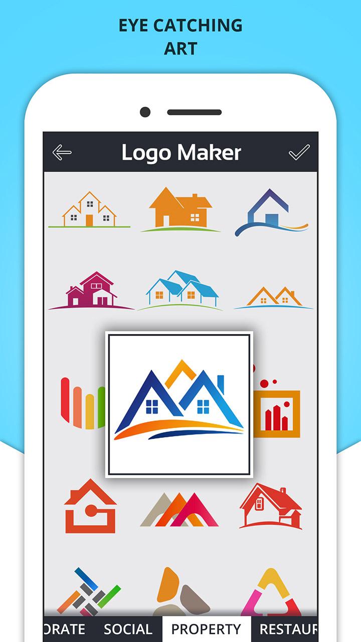 اسکرین شات 3 برنامه Logo Maker - Icon Maker, Creat