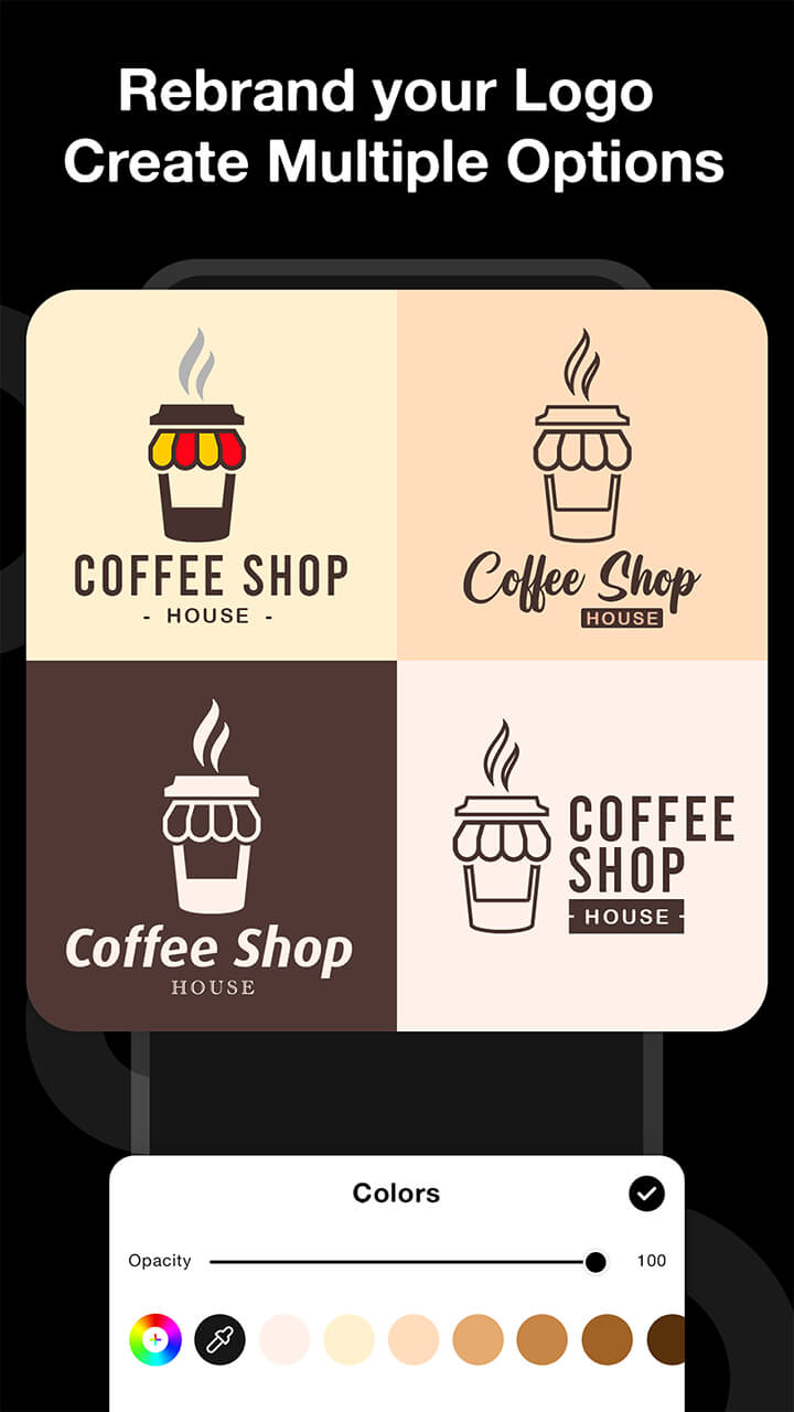 اسکرین شات 5 برنامه Logo Maker: Logo Creator